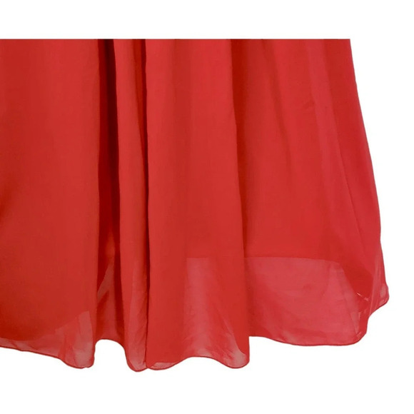 Womens Plus Elegant Princess Maxi Rhinestone Prom Gown Red Sizes 3x-4x; 26-28 - Picture 15 of 16